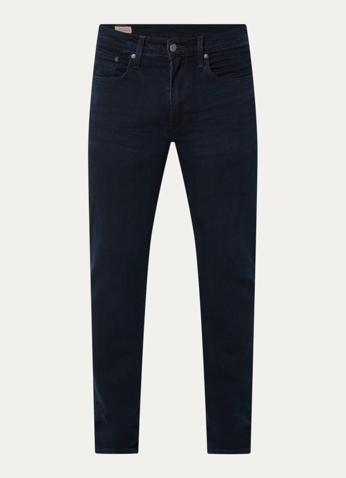 Levi's 502 Slim fit jeans met donkere wassing en steekzakken - voorkant 4 indigo