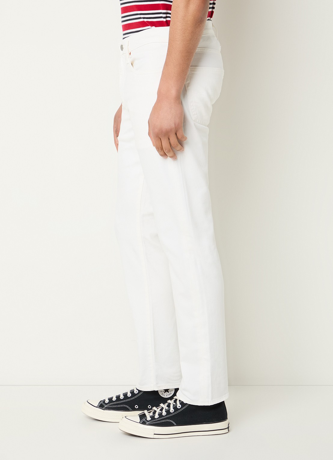 Levi's 502 tapered jeans in gekleurde wassing - detail 5 wit