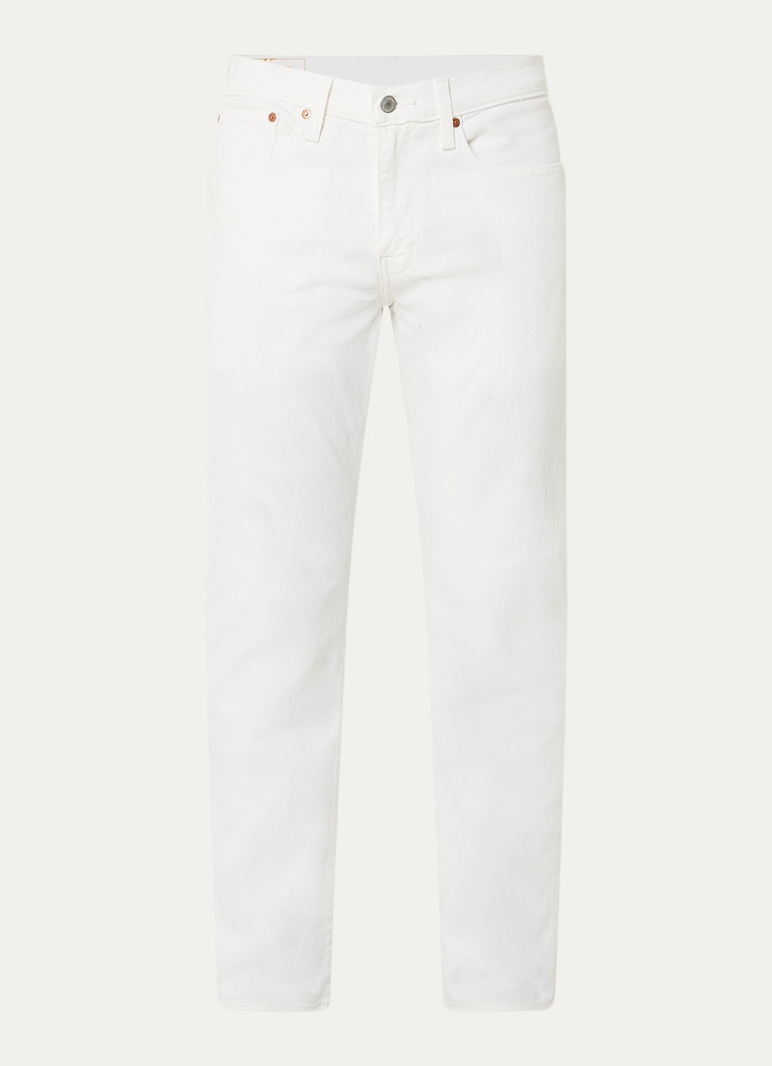 Levi's 502 tapered jeans in gekleurde wassing - voorkant wit
