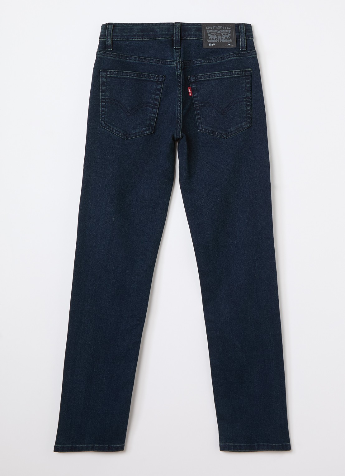 Levi's 502 tapered jeans met donkere wassing - voorkant 3 indigo