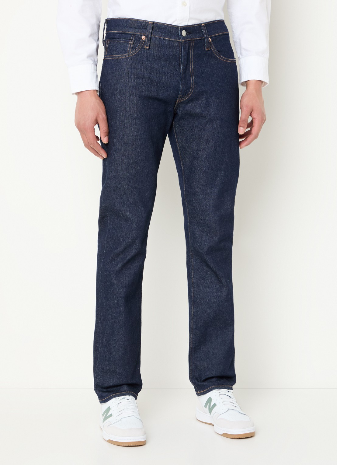 Levi's 511 slim fit jeans met donkere wassing - detail 4 indigo