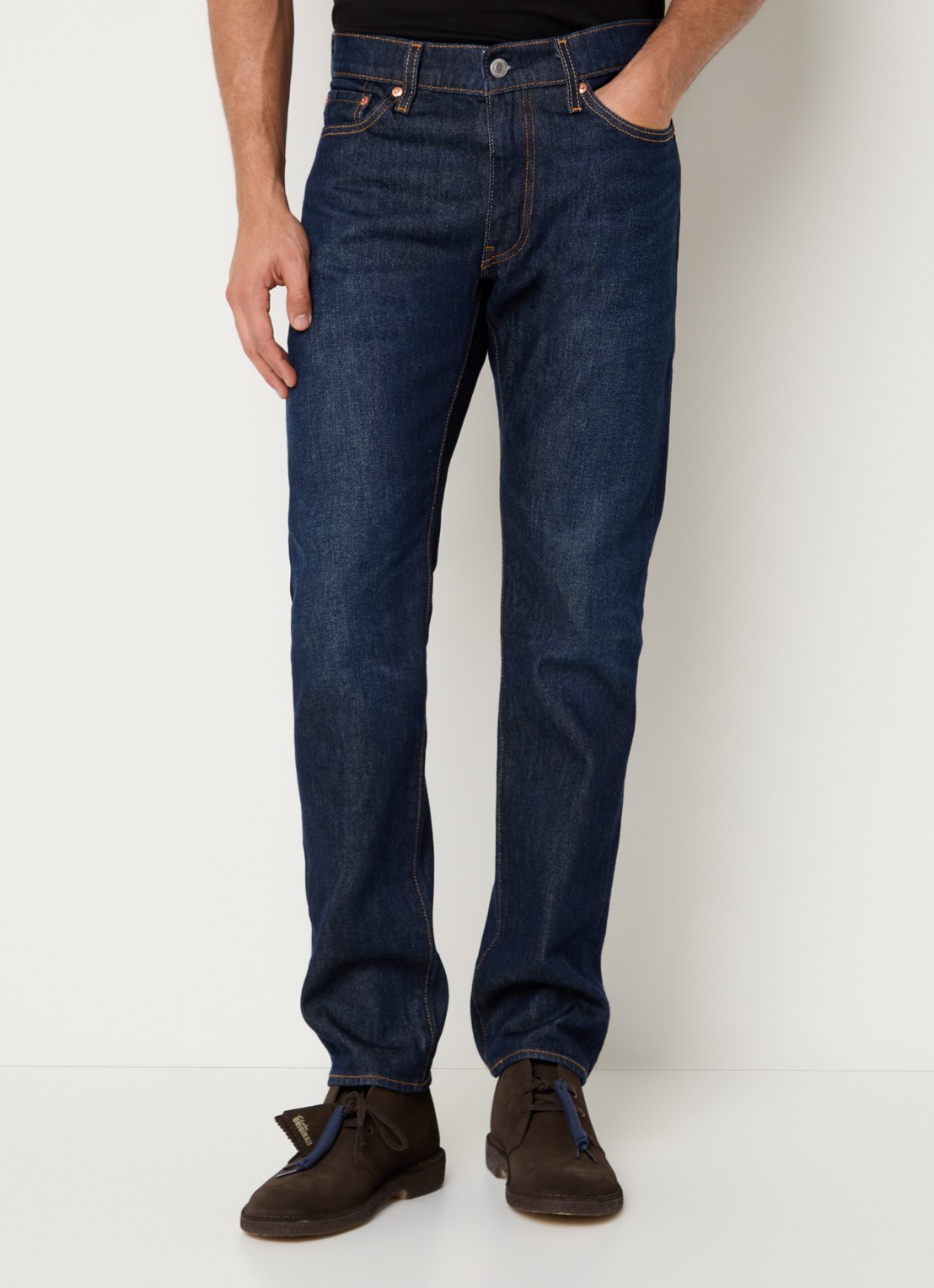 Levi's 511 slim fit jeans met donkere wassing - detail 3 indigo