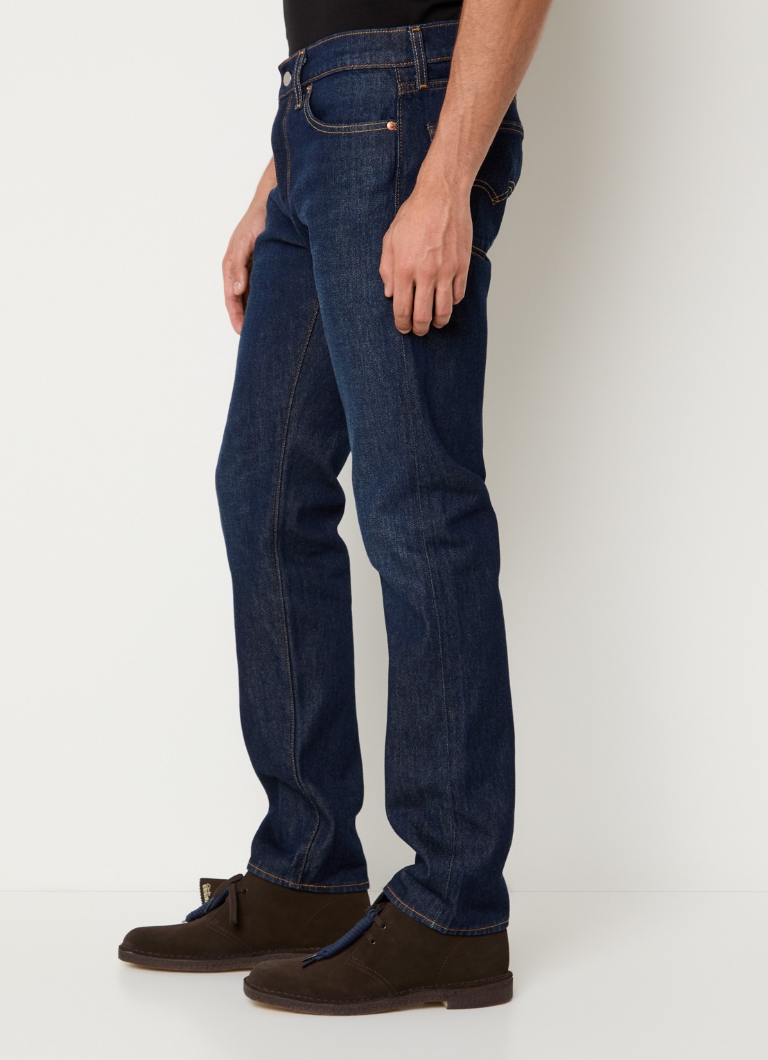 Levi's 511 slim fit jeans met donkere wassing - detail 4 indigo