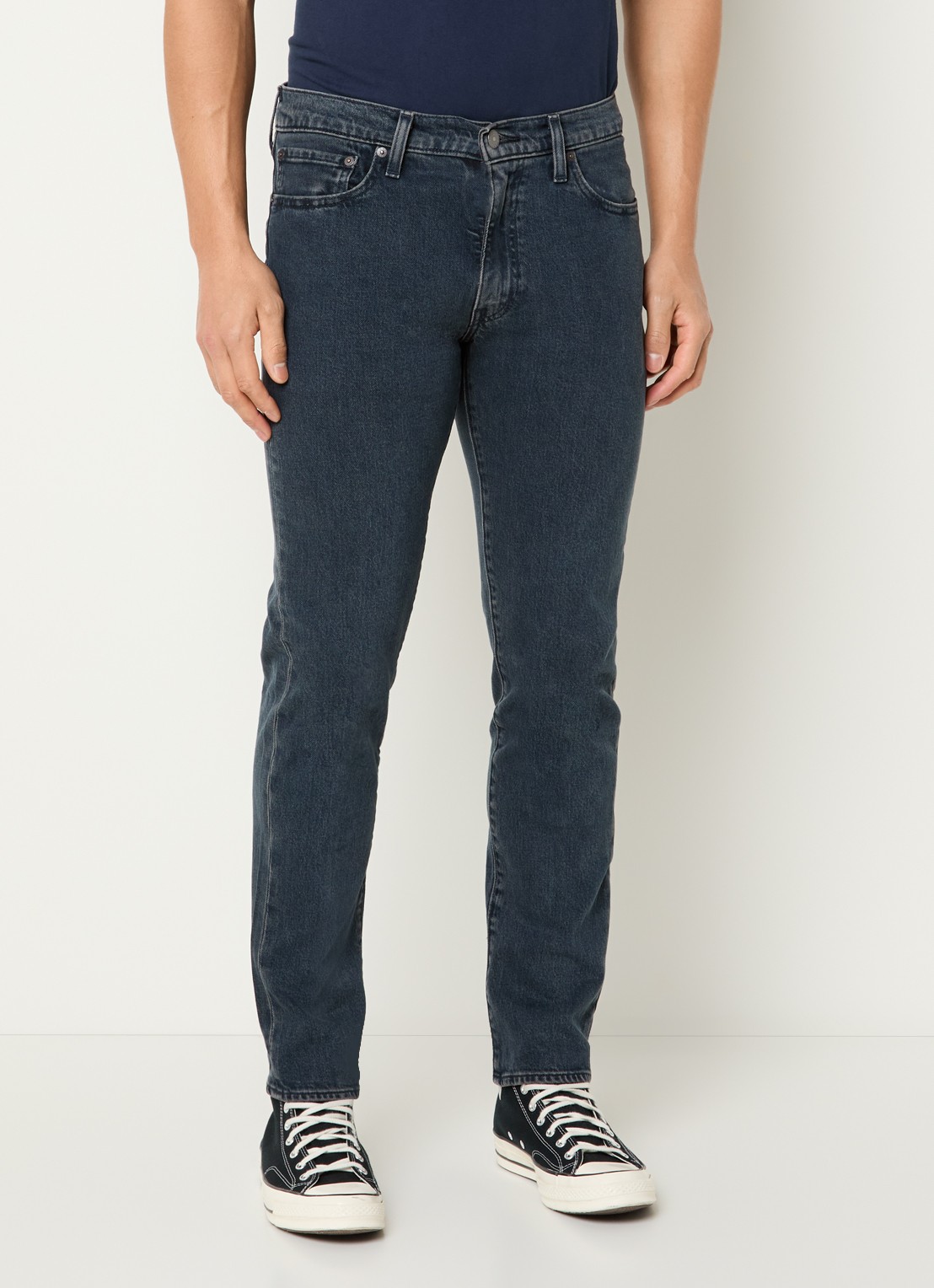 Levi's 511 slim fit jeans met donkere wassing - detail 4 indigo