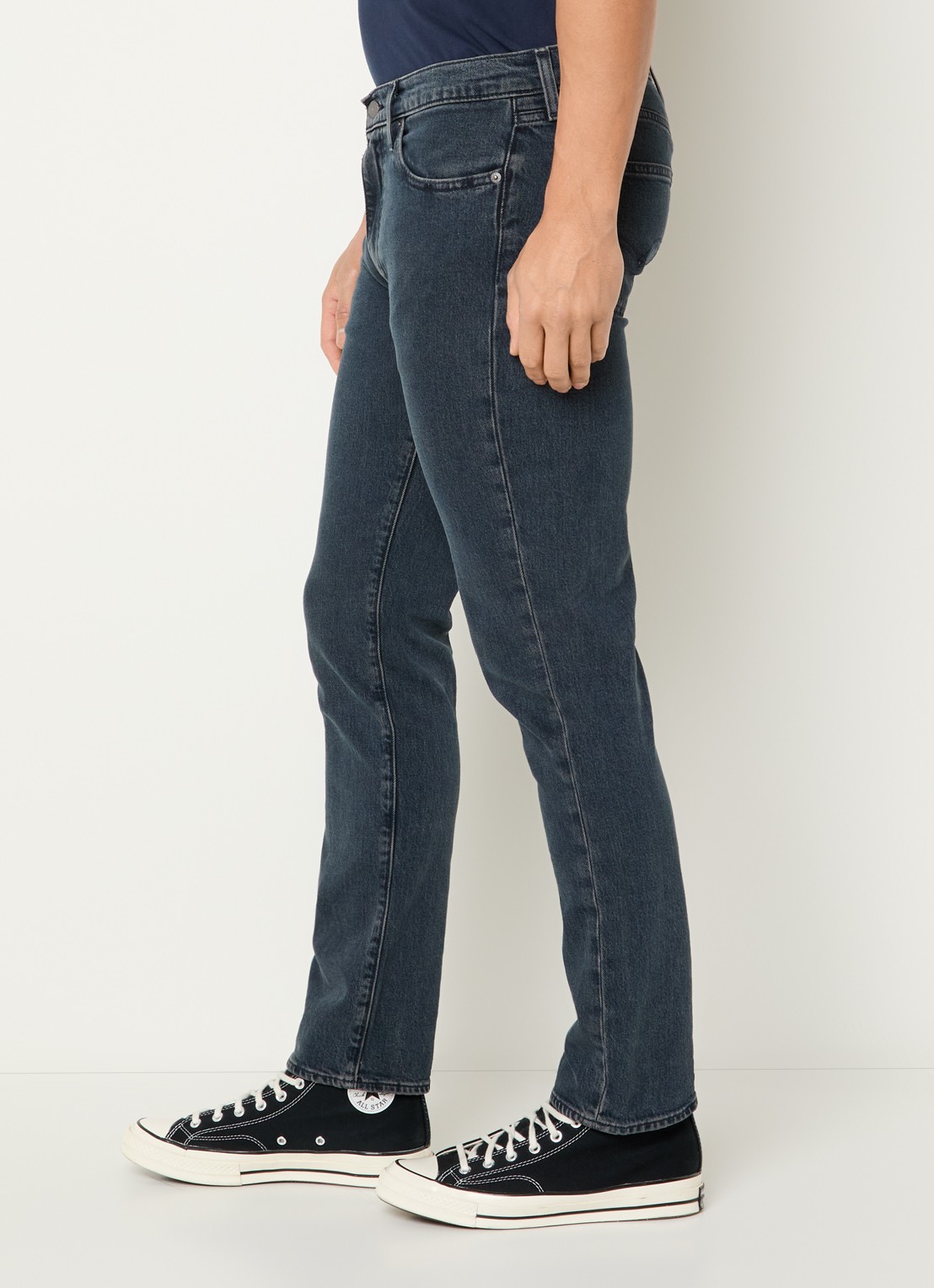 Levi's 511 slim fit jeans met donkere wassing - detail 5 indigo