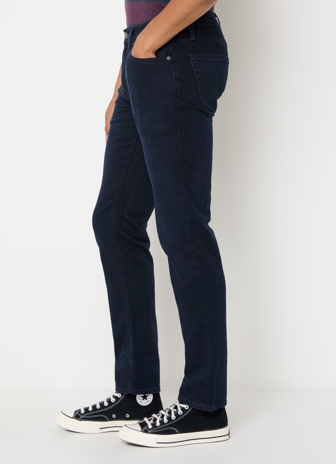 Levi's 511 slim fit jeans met donkere wassing - detail 3 indigo