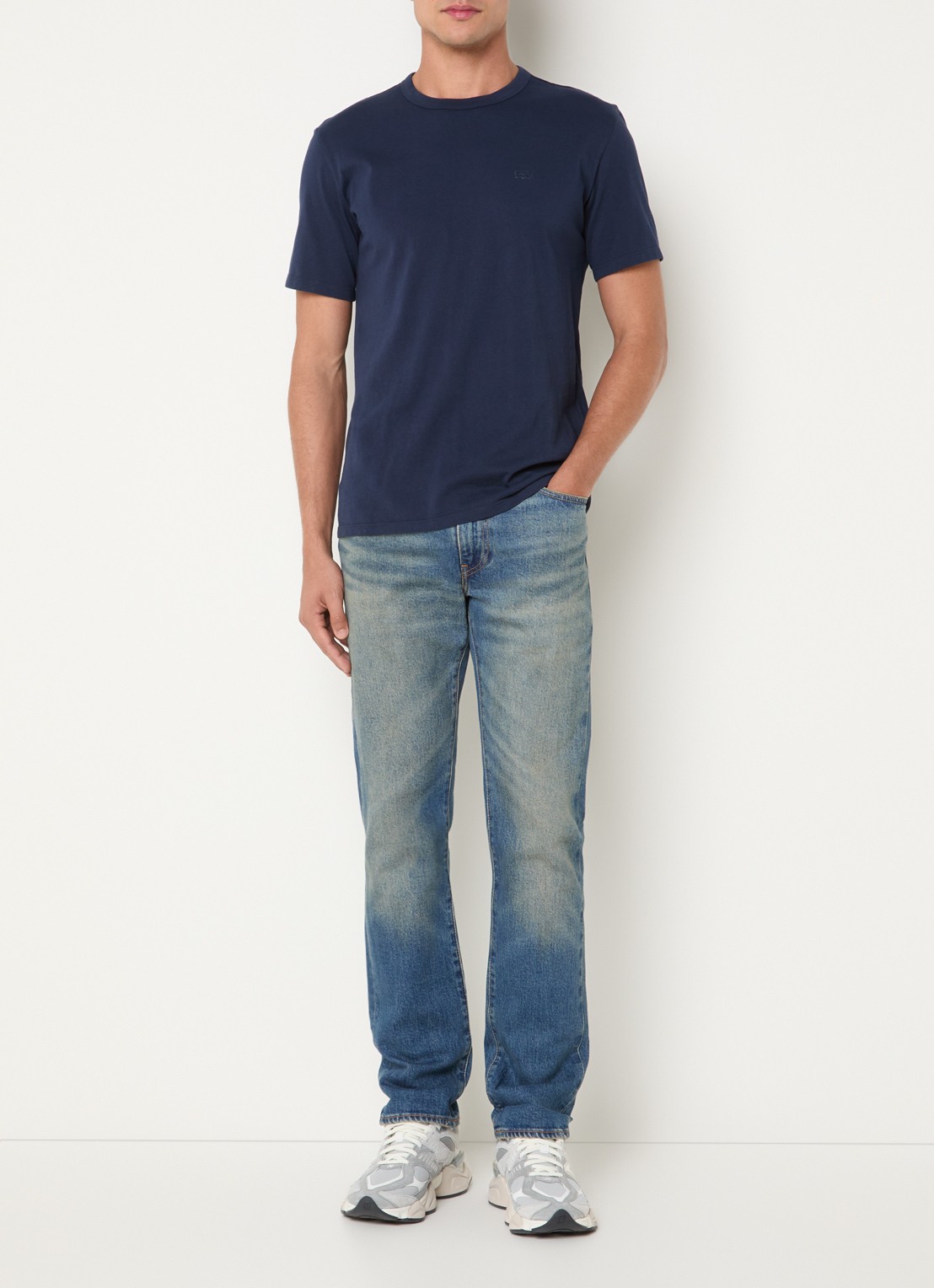 Levi's 511 slim fit jeans met gekleurde wassing - voorkant 2 indigo