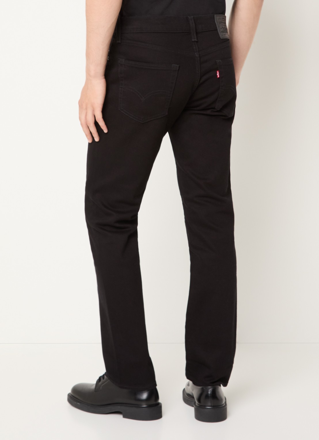 Levi's 511 slim fit jeans met gekleurde wassing - achterkant zwart
