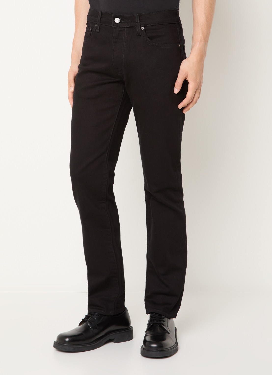 Levi's 511 slim fit jeans met gekleurde wassing - detail 2 zwart