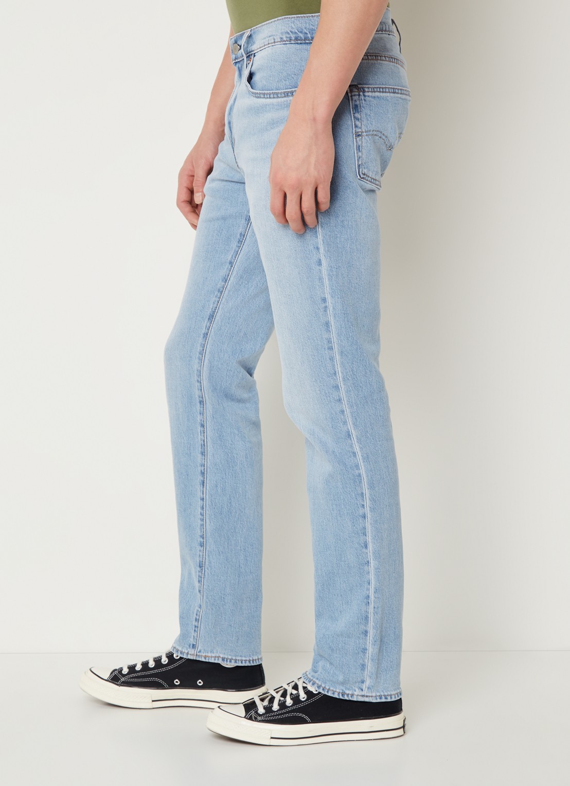 Levi's 511 Slim fit jeans met lichte wassing - detail 2 indigo