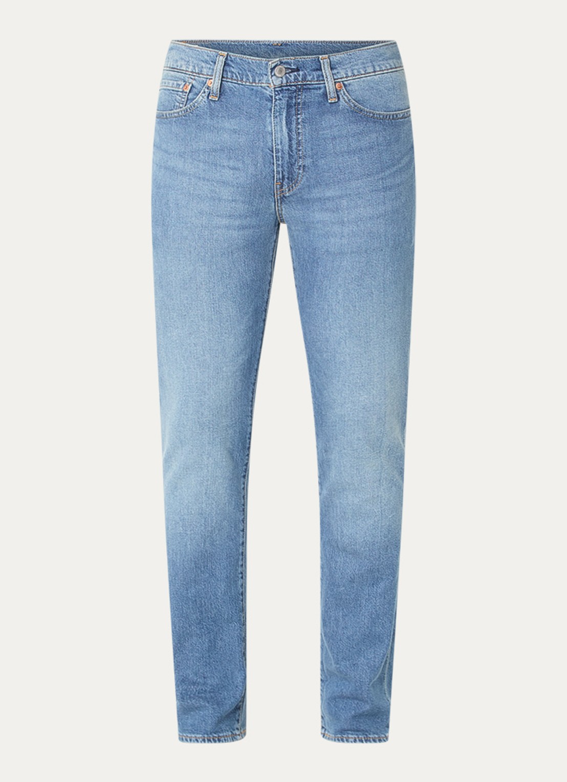 Levi's 511 slim fit jeans met medium wassing en steekzakken - voorkant 4 indigo