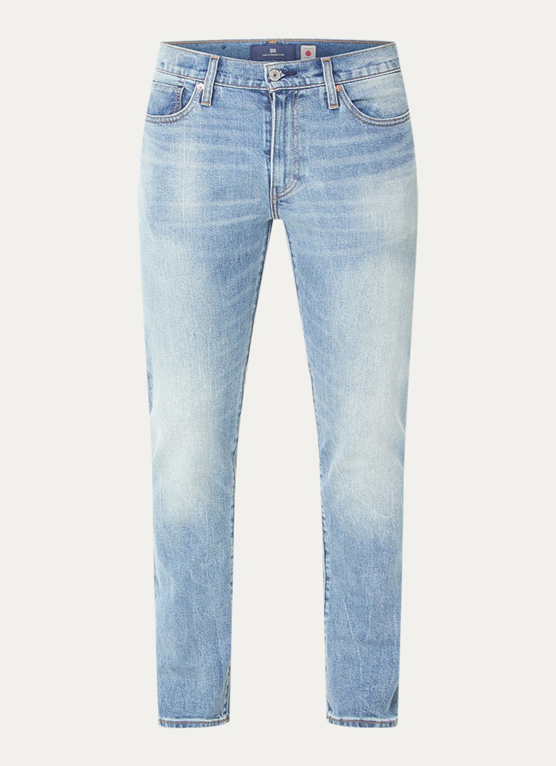 Levi's 511 slim fit jeans met medium wassing en steekzakken - voorkant 3 indigo