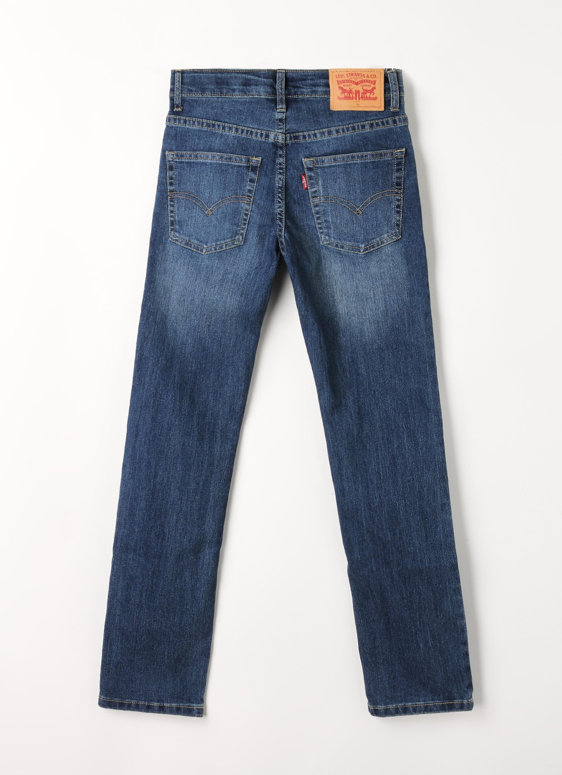 Levi's 511 slim fit jeans met medium wassing - voorkant 2 jeans
