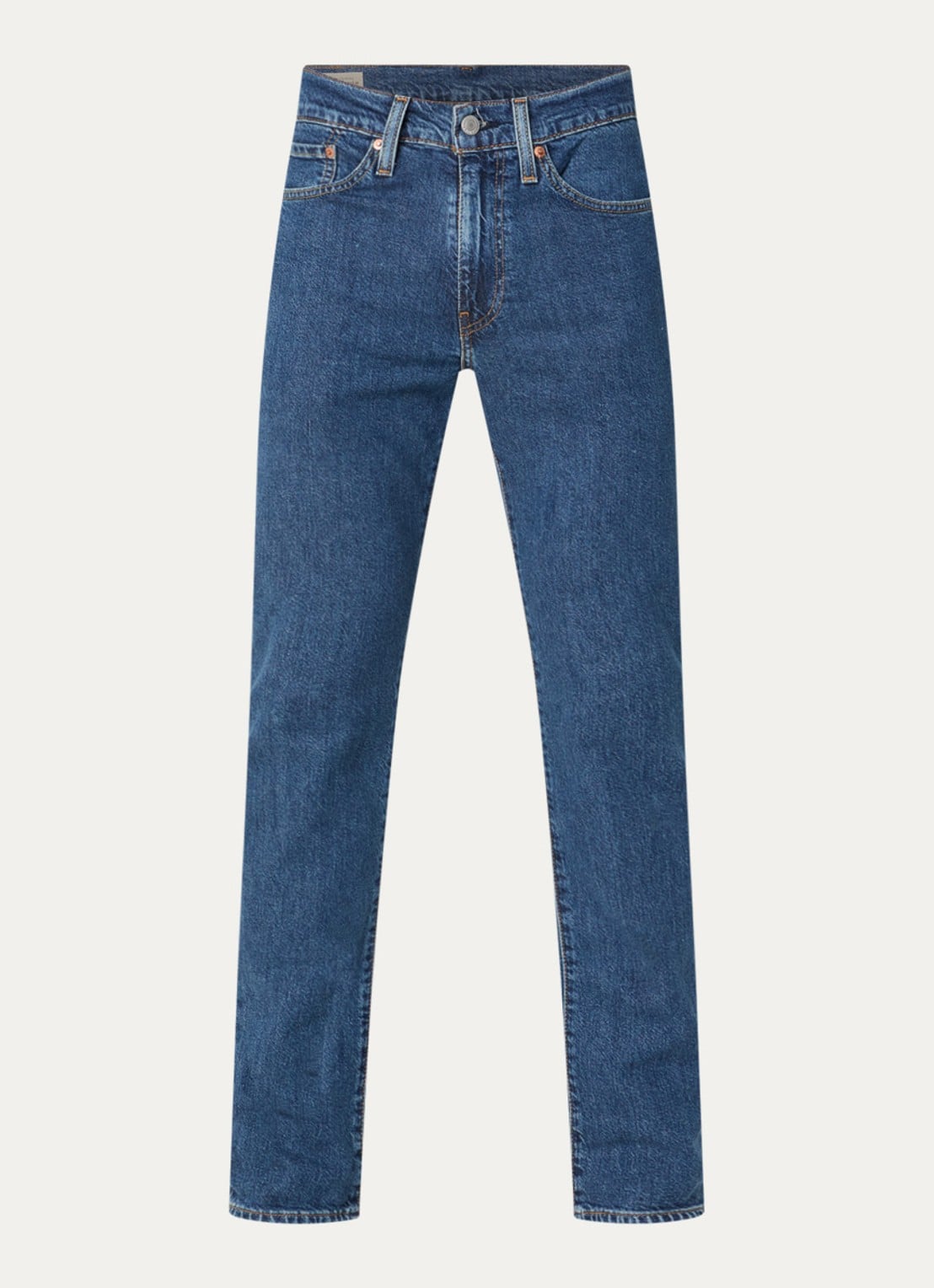 Levi's 511 slim fit jeans met medium wassing - voorkant indigo