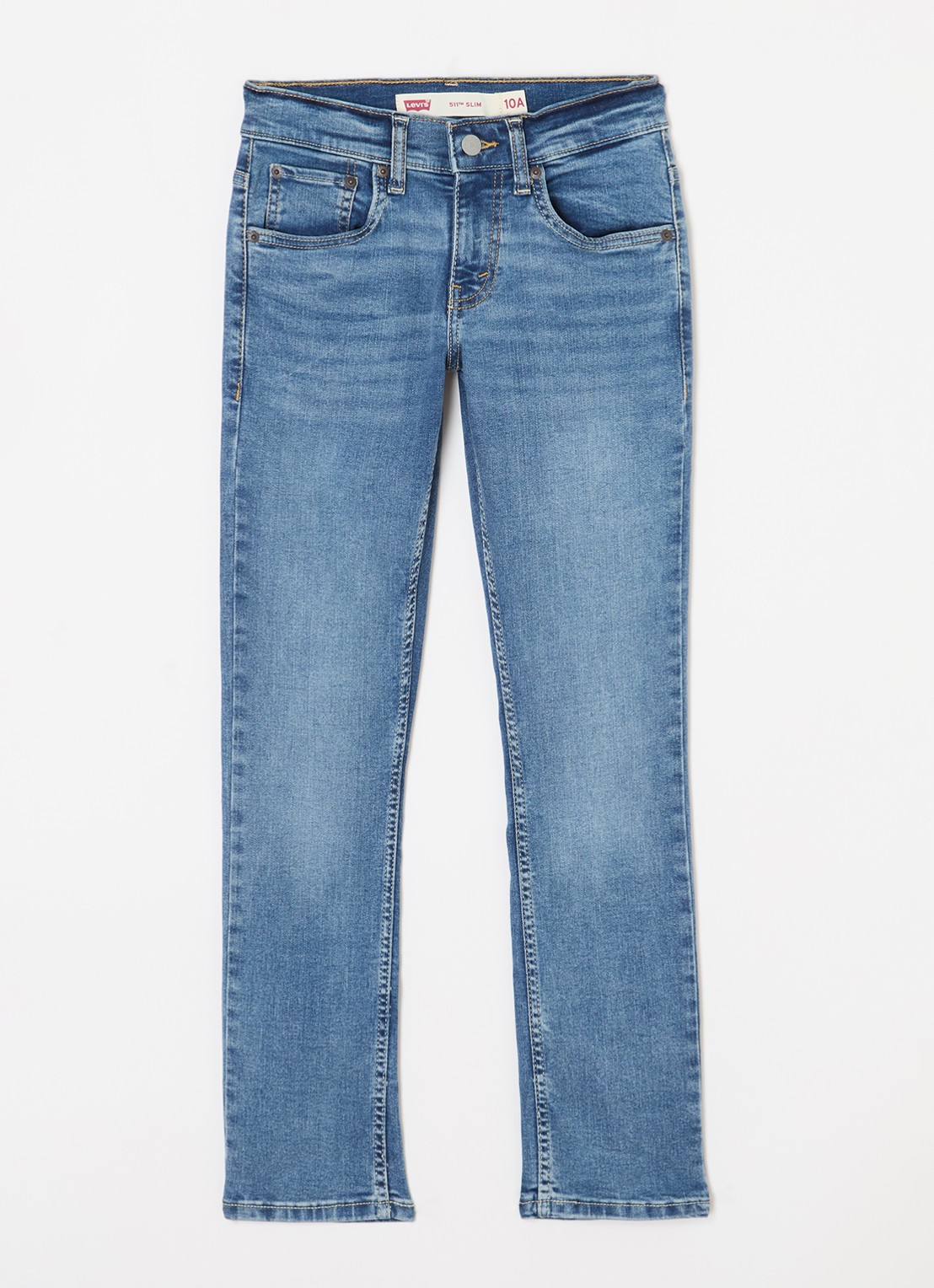 Levi's 511 slim fit jeans met stretch - voorkant indigo