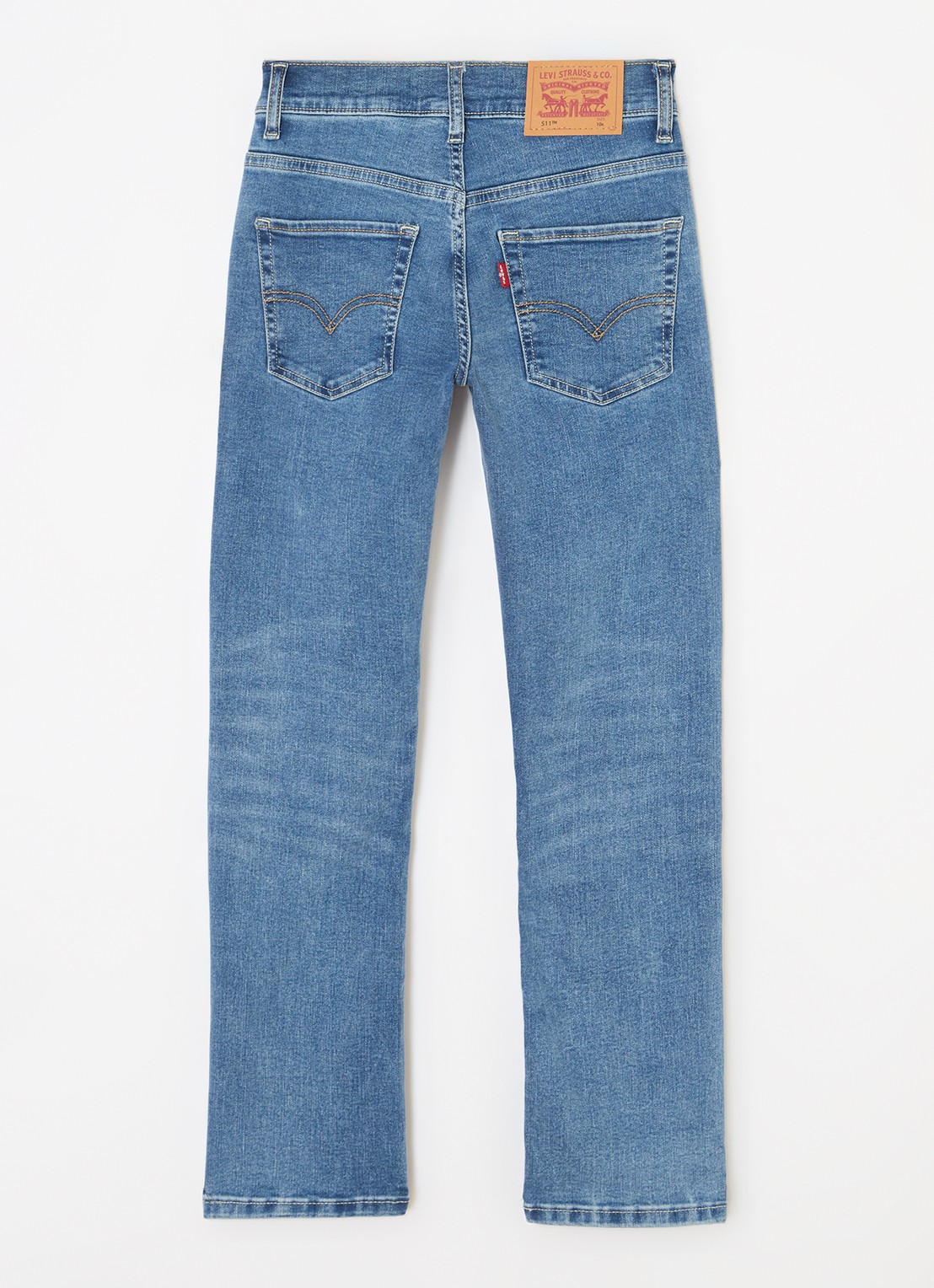 Levi's 511 slim fit jeans met stretch - voorkant 2 indigo