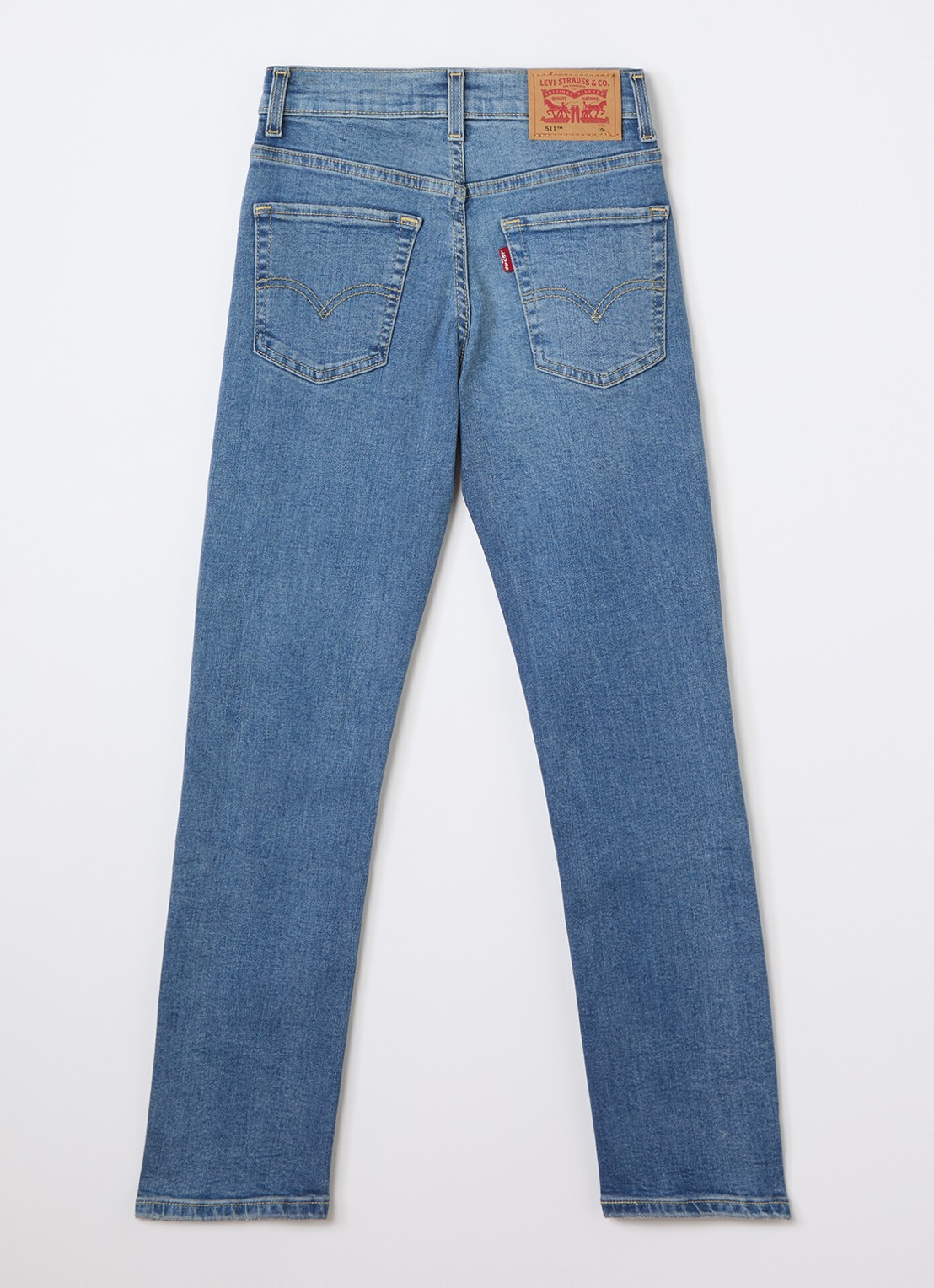 Levi's 511 slim fit jeans met stretch - voorkant 2 indigo