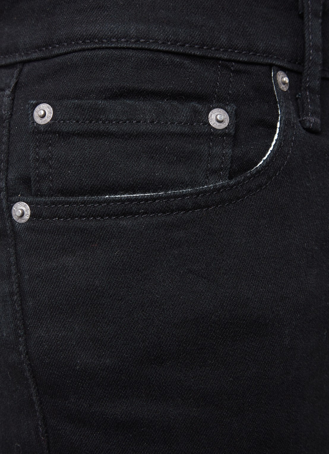 Levi's 511 slim fit jeans met stretch - detail 5 zwart