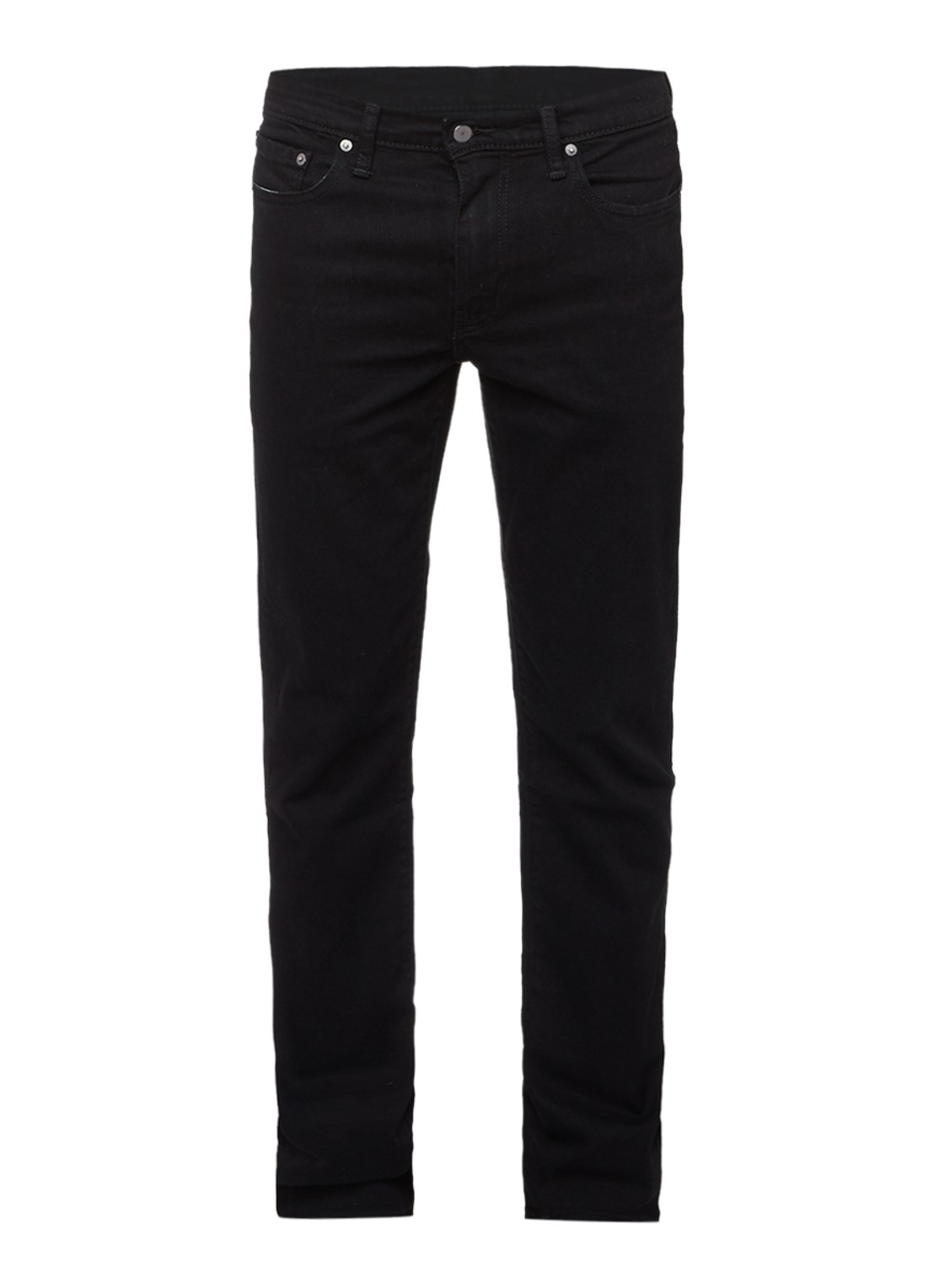 Levi's 511 slim fit jeans met stretch - voorkant 2 zwart