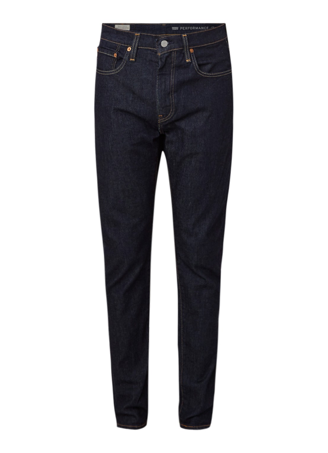 Levi's 512 high rise slim fit jeans - voorkant 4 indigo