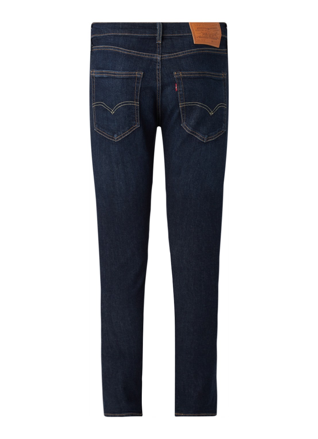 Levi's 512 slim fit jeans met donkere wassing - achterkant indigo