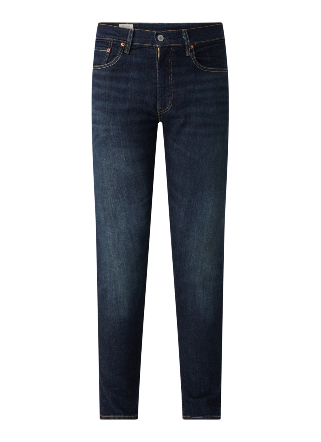 Levi's 512 slim fit jeans met donkere wassing - voorkant 5 indigo