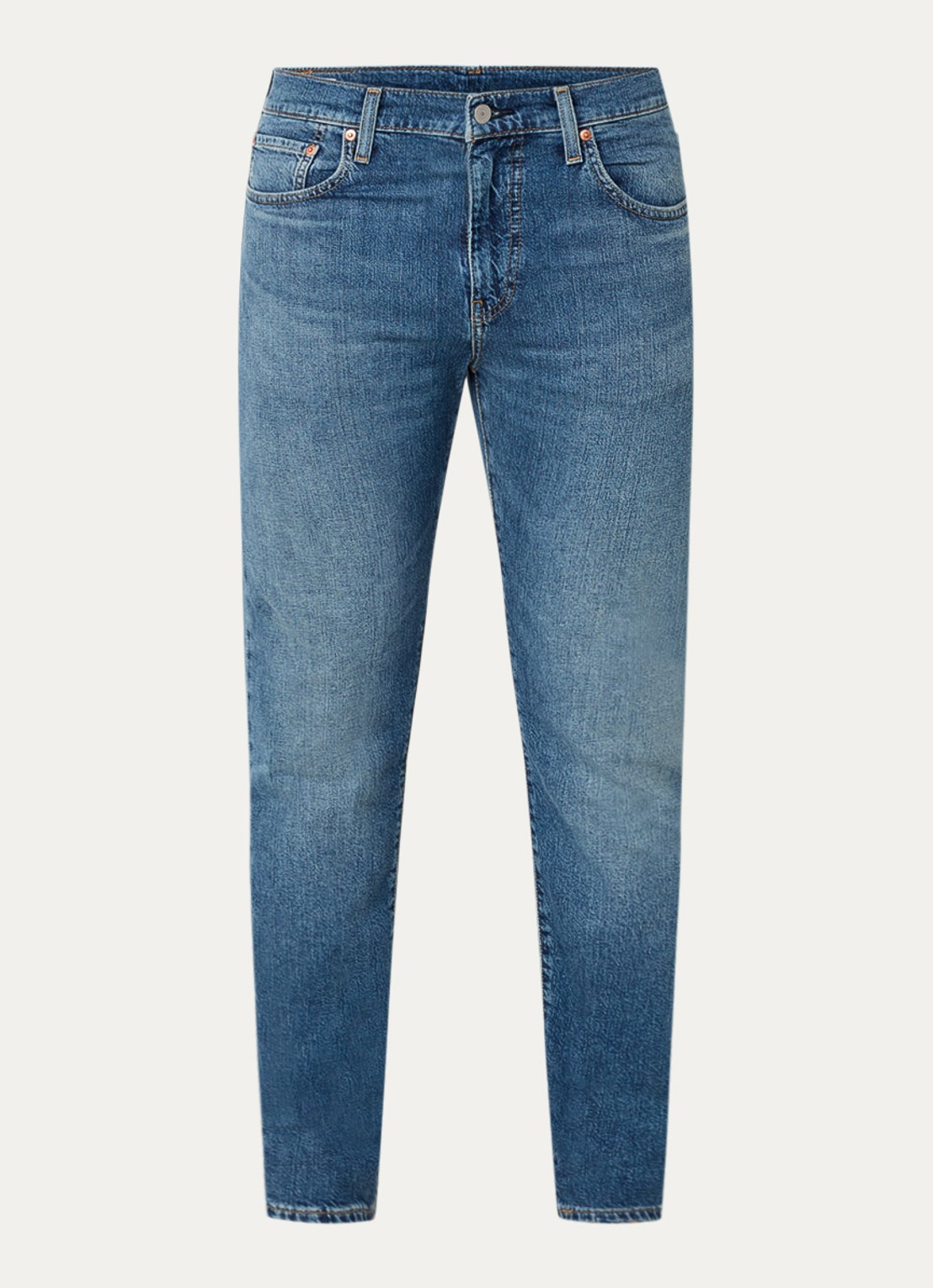Levi's 512 slim fit jeans met donkere wassing - voorkant 4 indigo