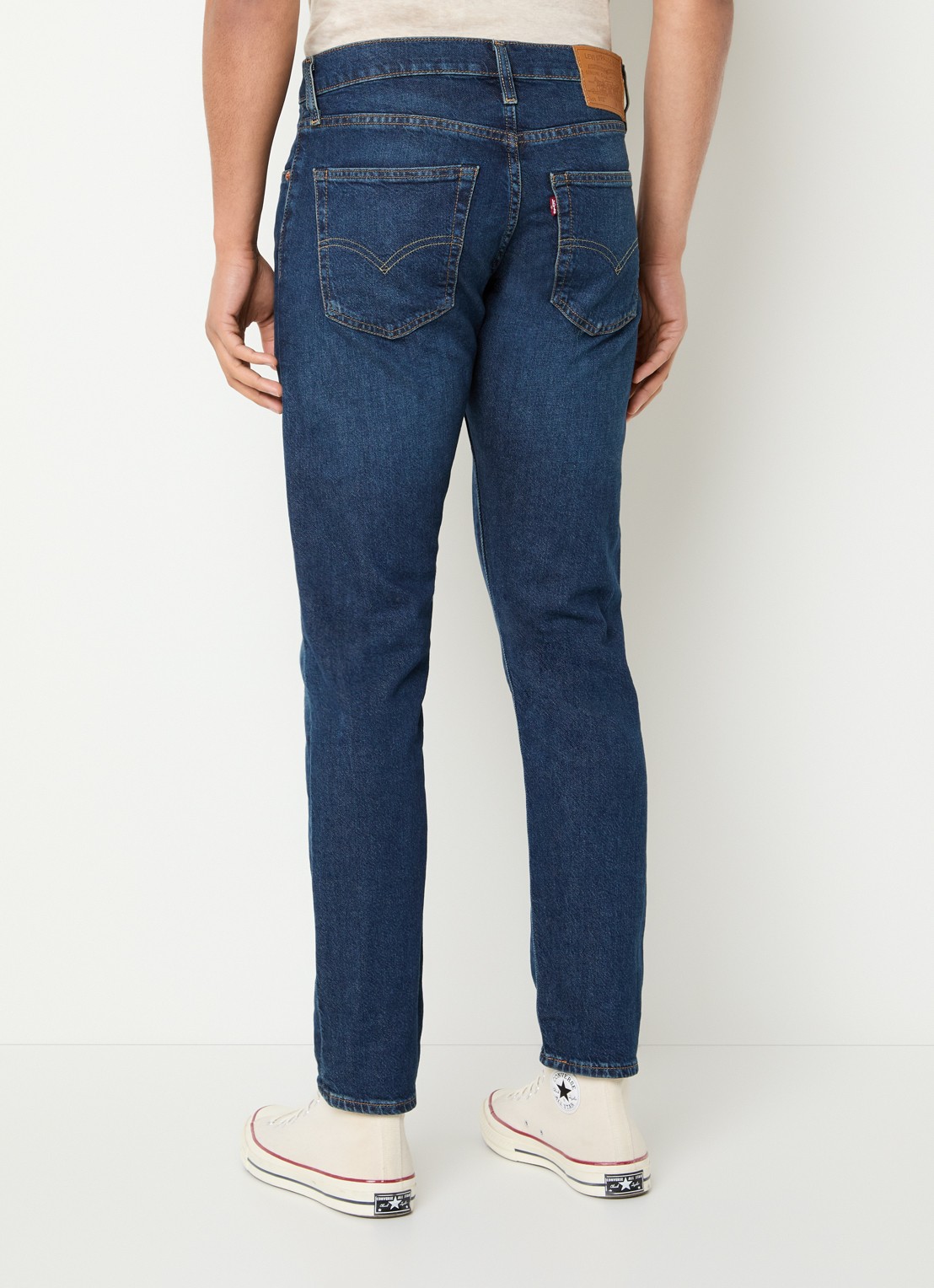 Levi's 512 slim fit jeans met donkere wassing - achterkant indigo