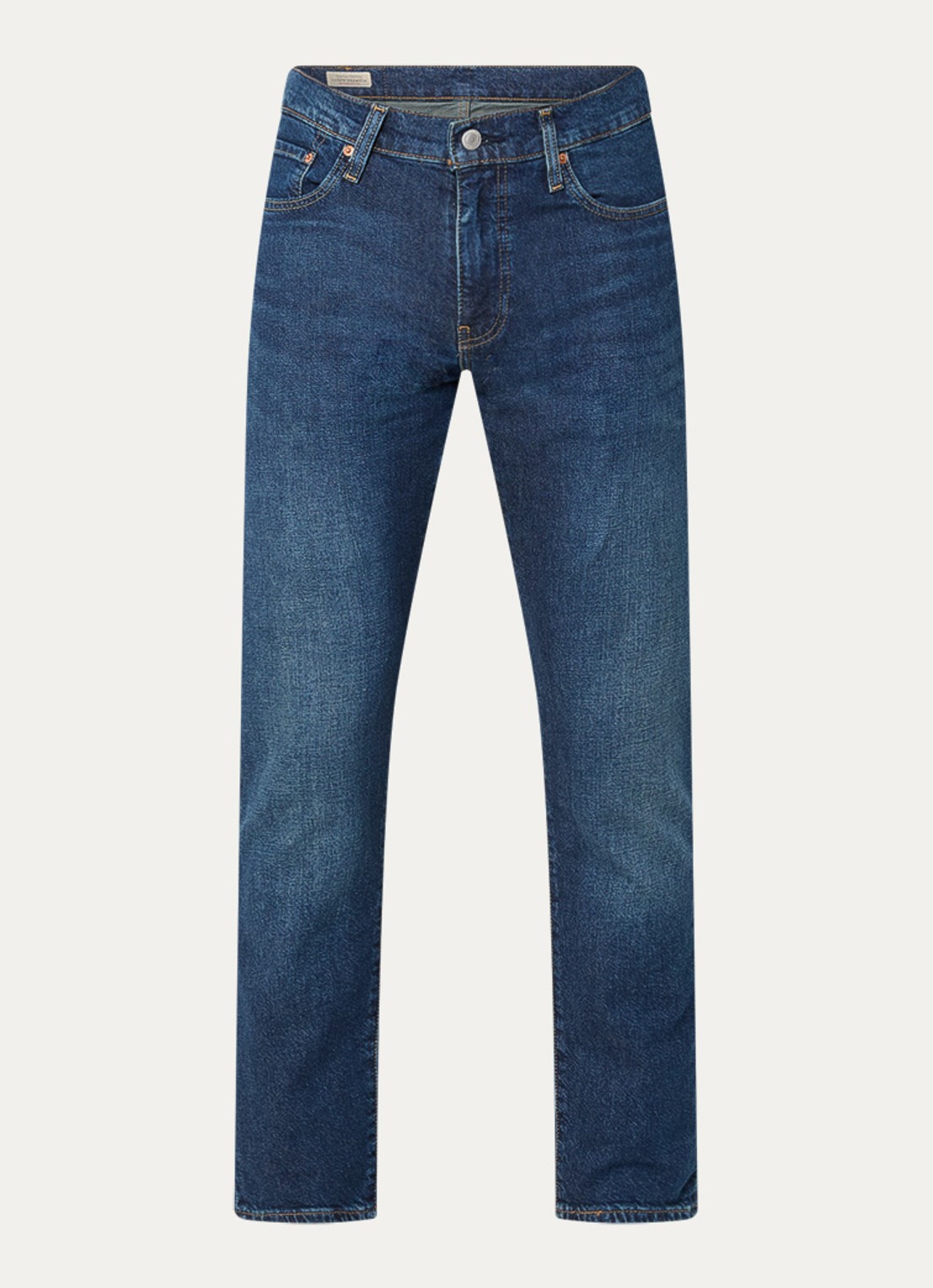 Levi's 512 slim fit jeans met donkere wassing - voorkant 2 indigo