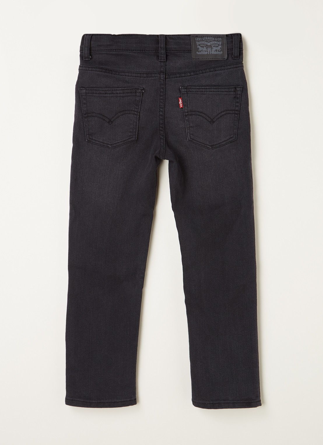 Levi's 512 slim fit jeans met gekleurde wassing en stretch - voorkant 3 donkergrijs
