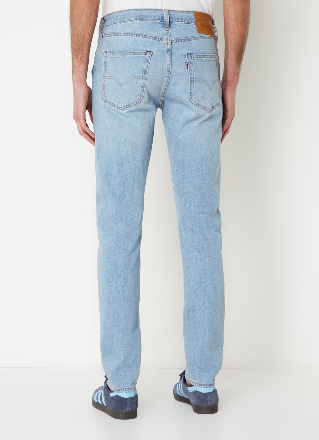 Levi's 512 slim fit jeans met steekzakken - achterkant indigo