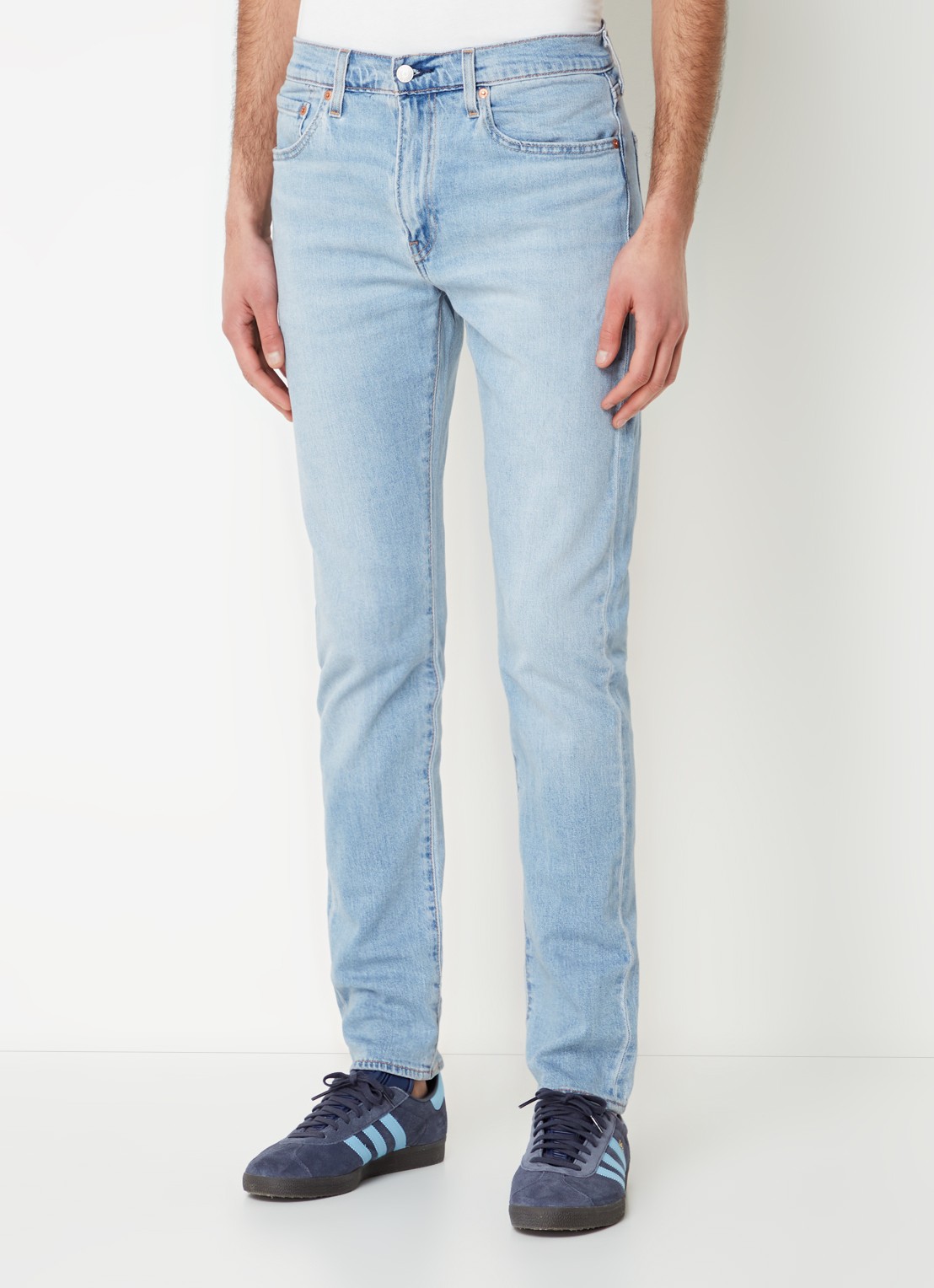 Levi's 512 slim fit jeans met steekzakken - detail 2 indigo