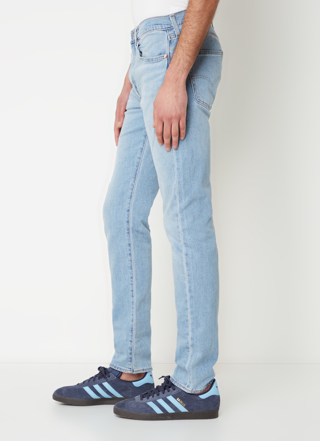 Levi's 512 slim fit jeans met steekzakken - detail 3 indigo