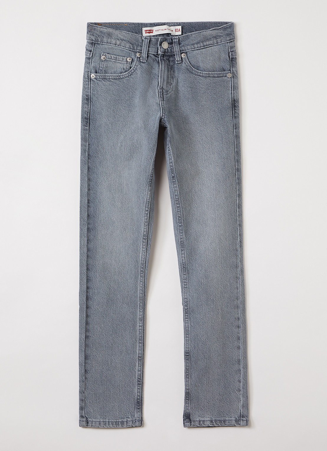 Levi's 512 slim fit jeans - voorkant middengrijs