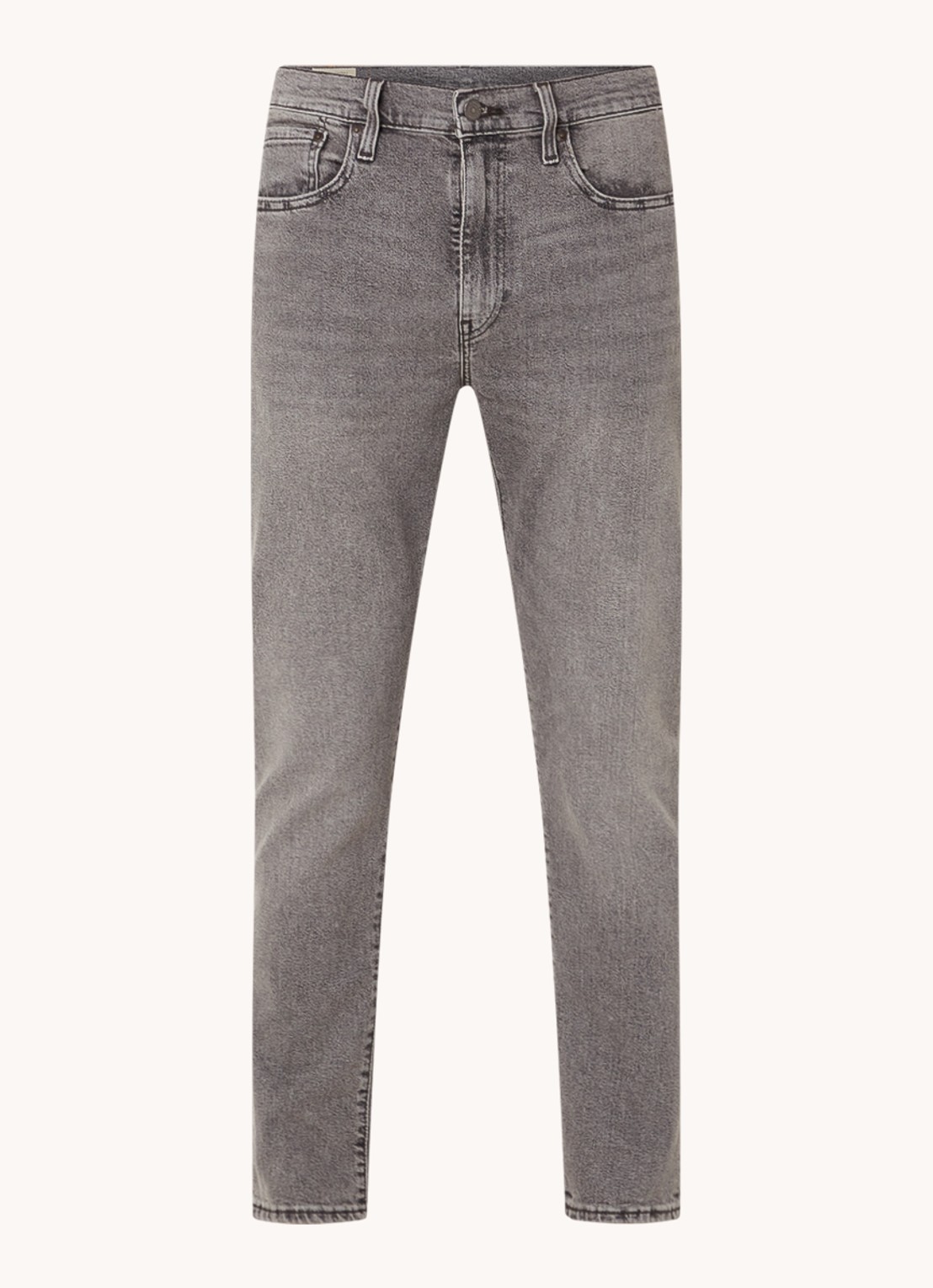 Levi's 512 tapered fit jeans met gekleurde wassing - voorkant antraciet