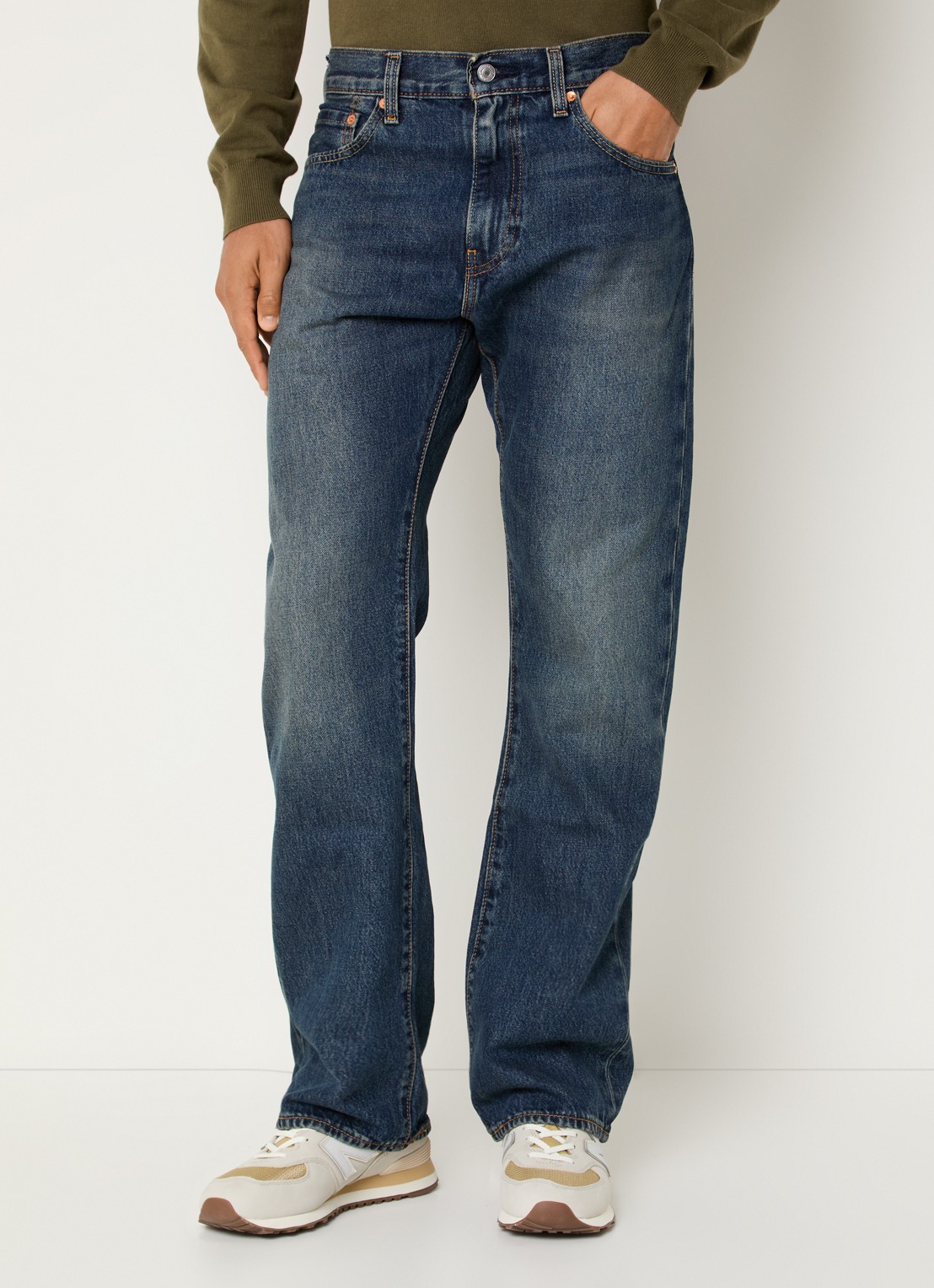 Levi's 517 Straight leg jeans met donkere wassing - detail 4 indigo
