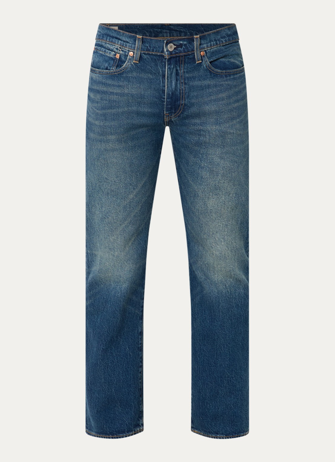 Levi's 527 slim fit jeans met donkere wassing - voorkant 4 indigo