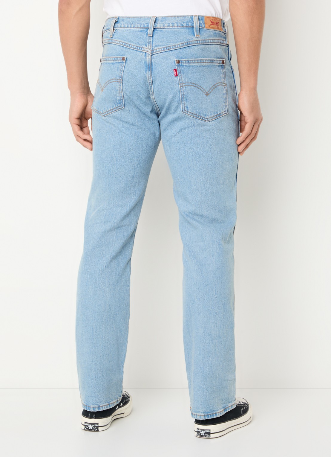 Levi's 537 slim fit jeans met lichte wassing - achterkant 5 indigo
