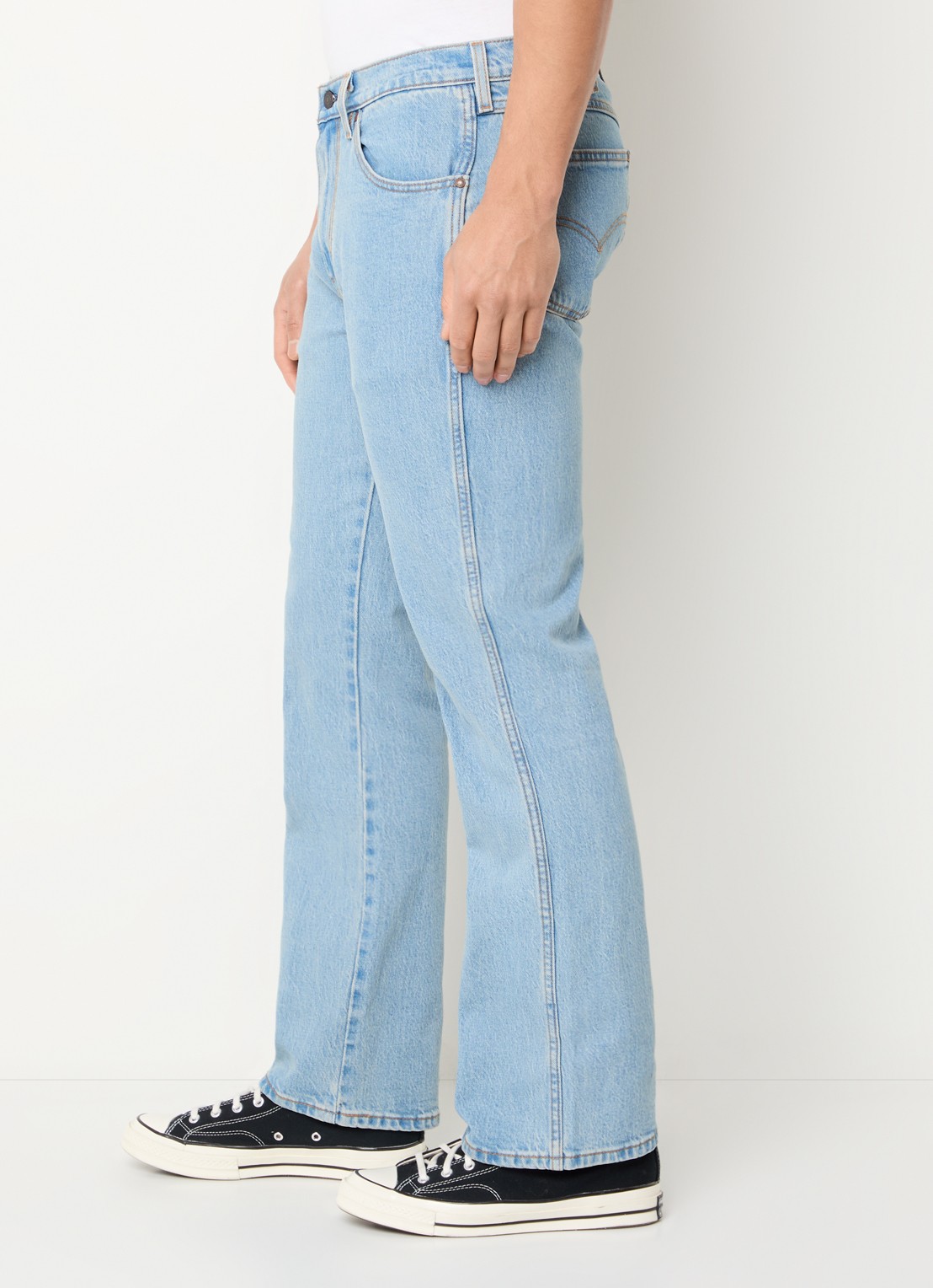 Levi's 537 slim fit jeans met lichte wassing - detail 2 indigo