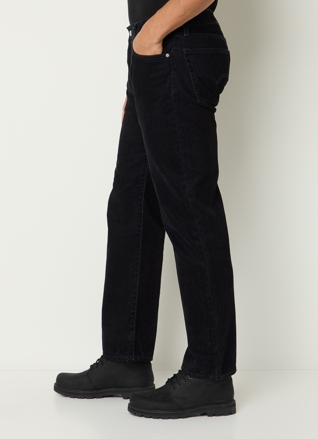 Levi's 555 straight leg jeans met gekleurde wassing - detail 2 indigo