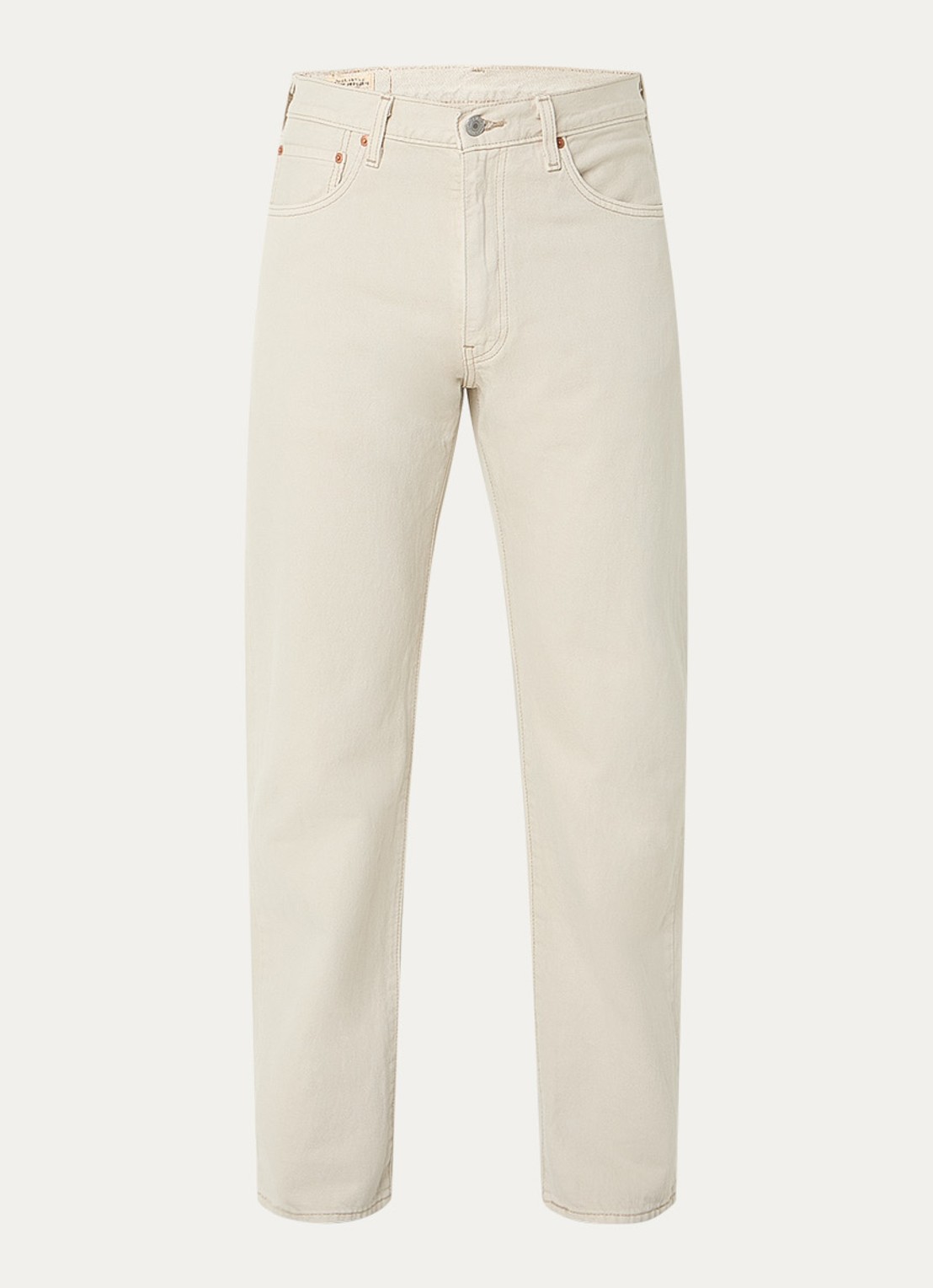 Levi's 555 straight leg jeans met gekleurde wassing - voorkant beige
