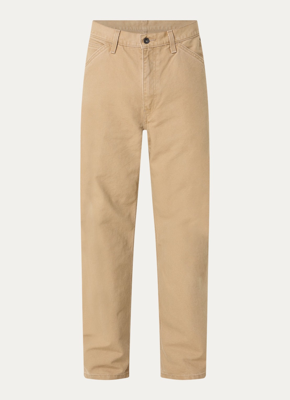 Levi's 568 loose fit cargobroek met steekzakken - voorkant oranjebruin