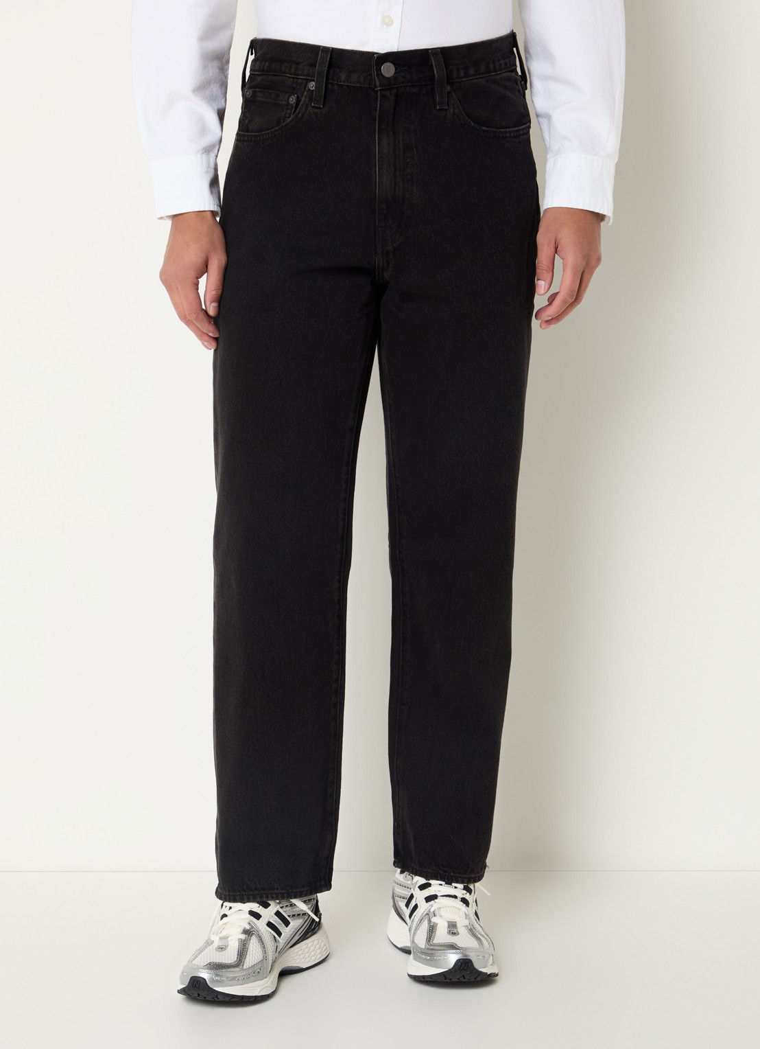 Levi's 568 loose fit jeans met gekleurde wassing - detail 3 zwart