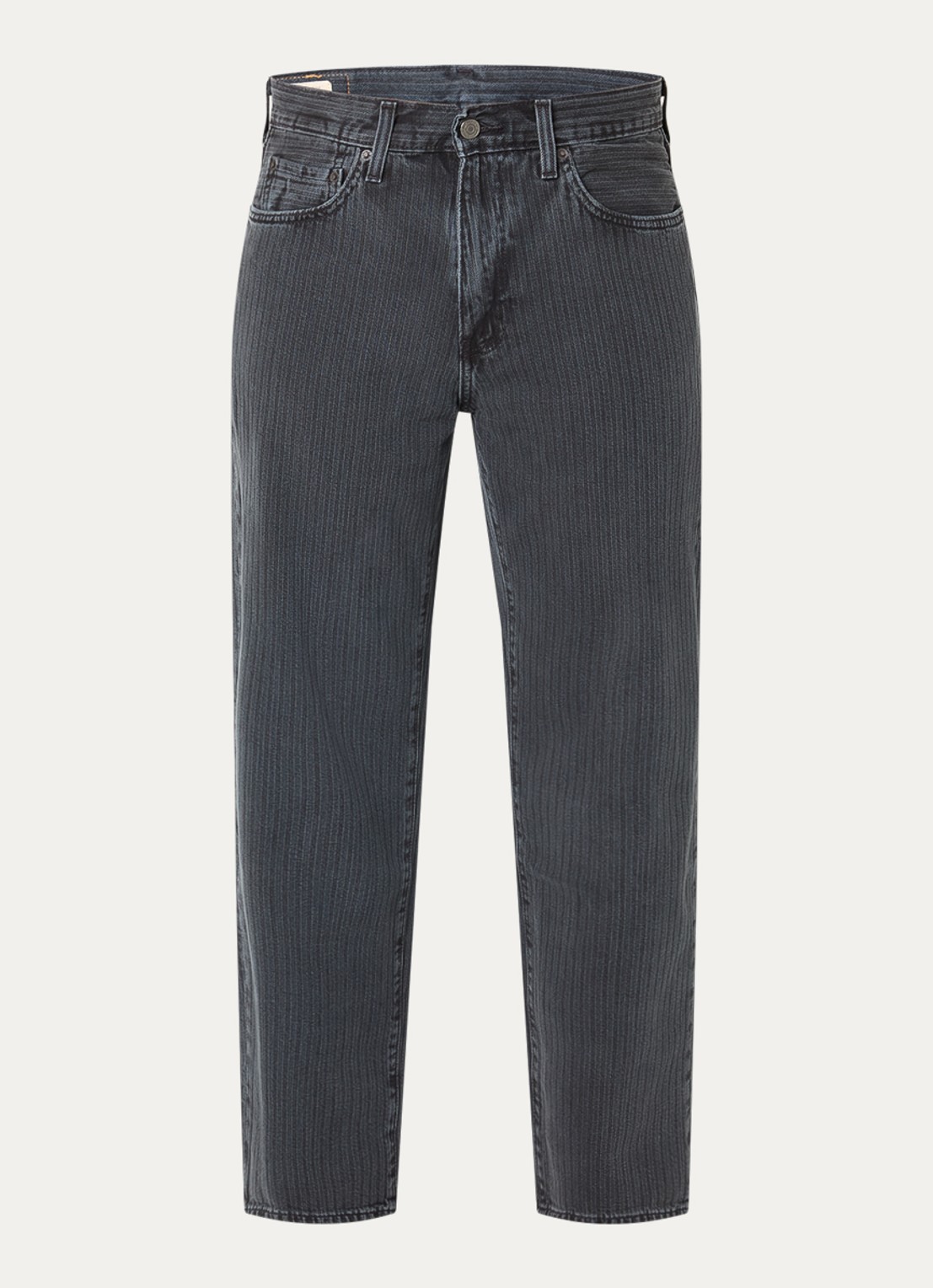 Levi's 568 slim fit jeans met gekleurde wassing - voorkant antraciet