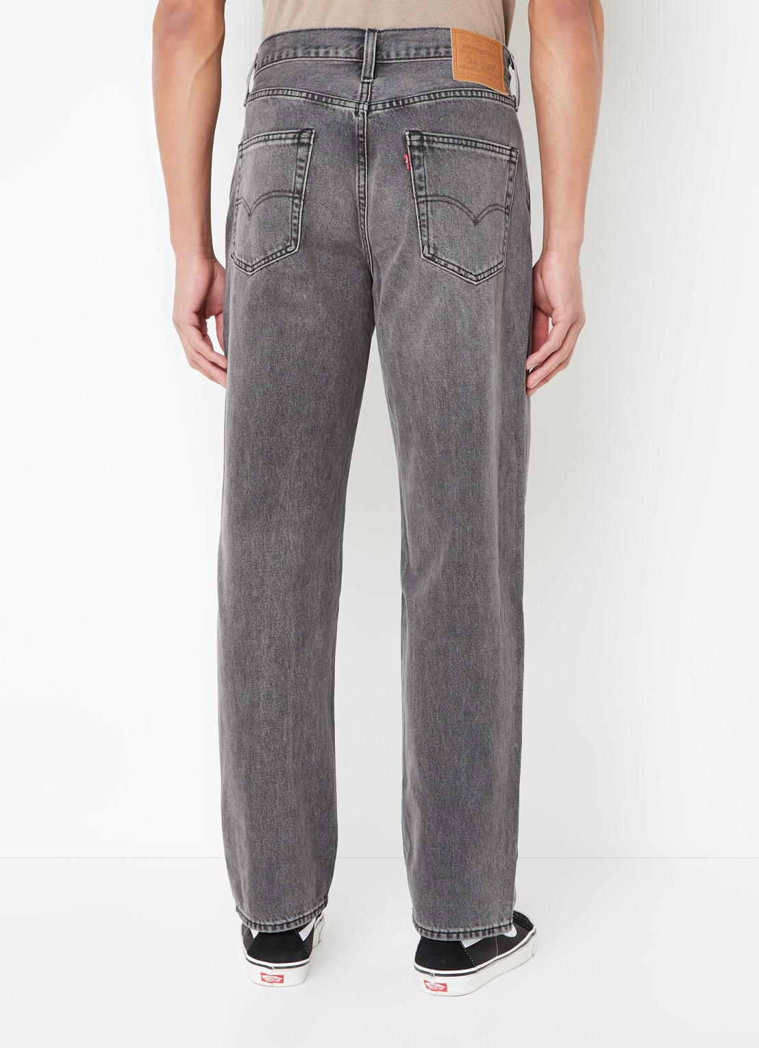 Levi's 568 STAY LOOSE BLOCK PARTY T2 - achterkant grijs