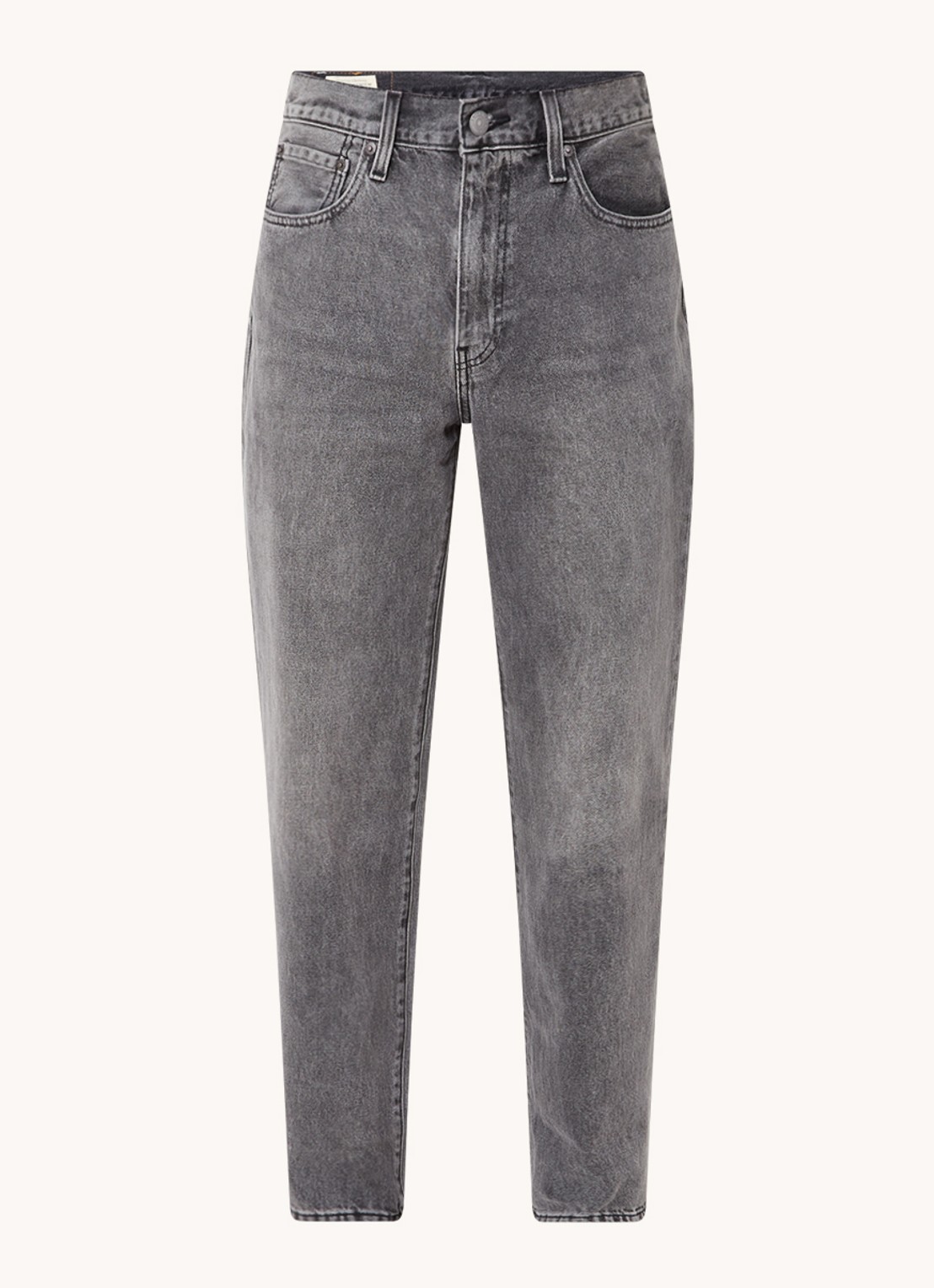 Levi's 568 STAY LOOSE BLOCK PARTY T2 - voorkant 4 grijs