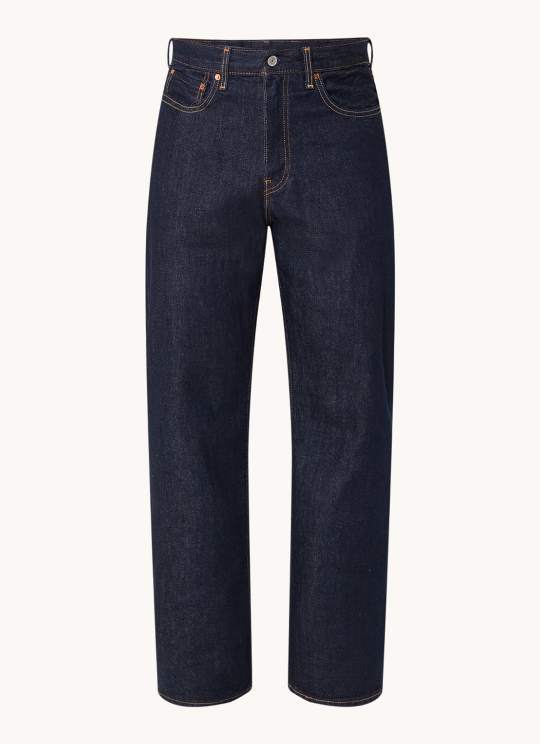 Levi's 568 straight leg jeans met donkere wassing - voorkant 2 indigo