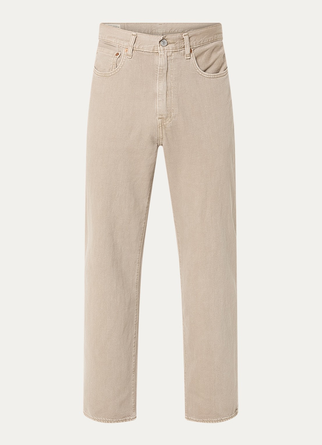 Levi's 568 straight leg jeans met gekleurde wassing - voorkant 4 zand