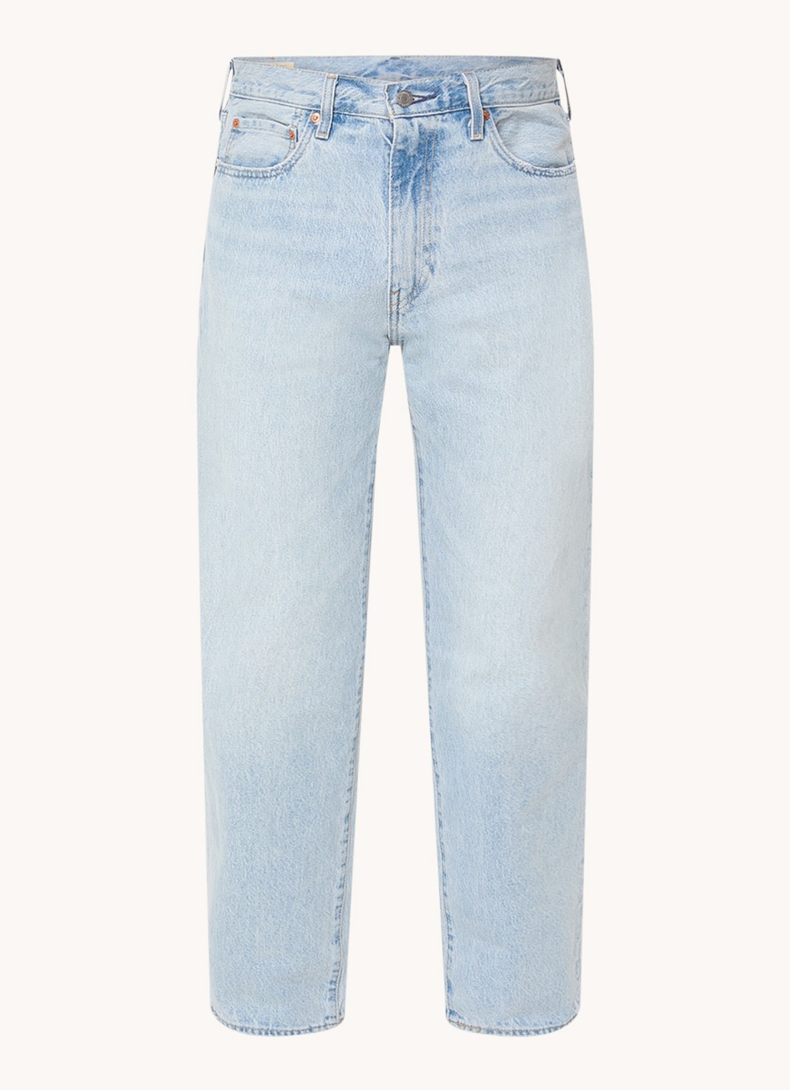 Levi's 568 straight leg jeans met lichte wassing - voorkant 2 indigo