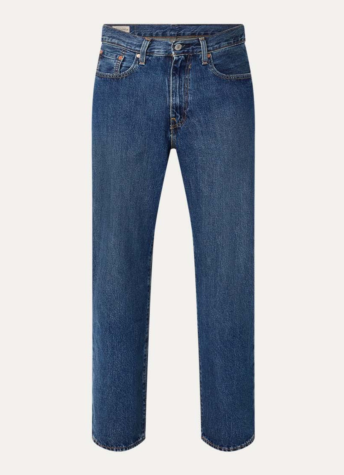 Levi's 568 straight leg jeans met medium wassing - voorkant 4 indigo